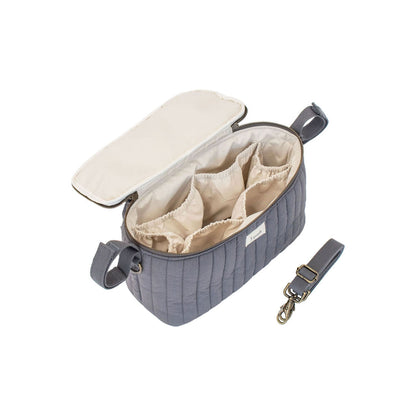 Borsa portaoggetti per passeggino - organizer passeggino - tessuto trapuntato