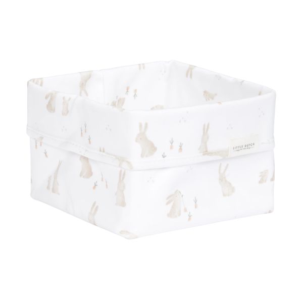 Cestino porta oggetti 15x15x15cm - 100% Cotone Bio