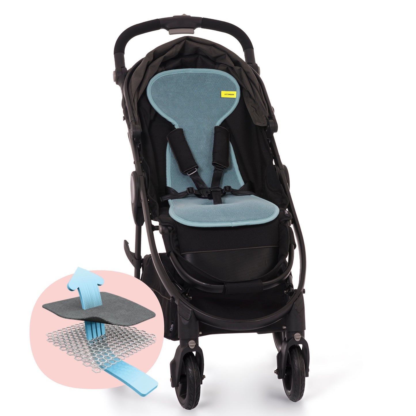 Foderina traspirante per passeggino