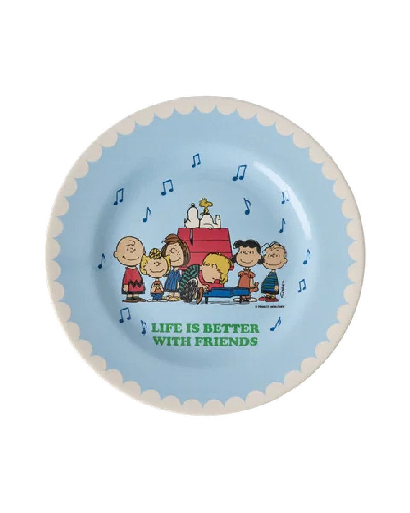 Piatto piccolo in Melamina Snoopy by Rice - Collezione Esclusiva Rice x Peanuts