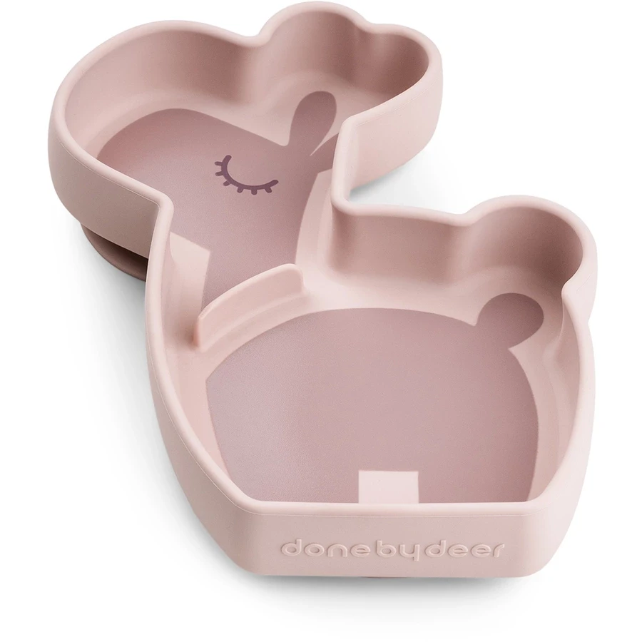 Piatto a scomparti stick & stay lalee - con ventosa in silicone alimentare