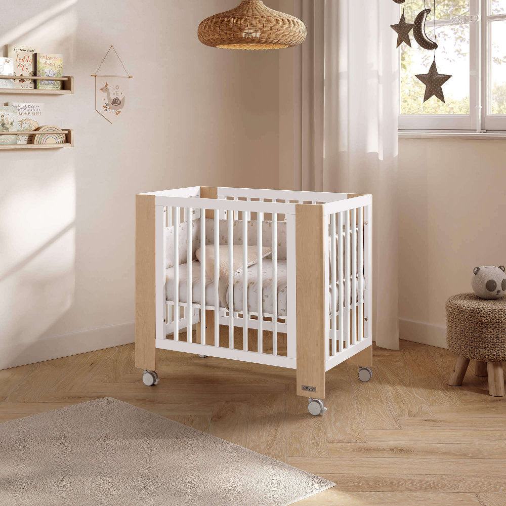 Culla evolutiva trasformabile Converbaby - Miniculla, culla 140x70, lettino montessori e scrivania