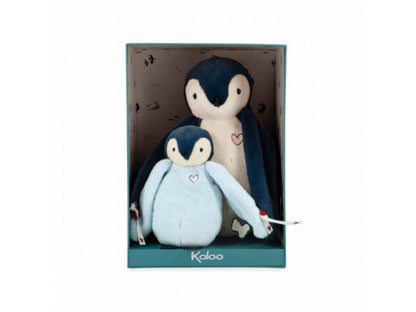 Coppia di Peluche Genitore e Cucciolo - Set Due Peluche Abbracciabili con Cofanetto Regalo (25 cm e 15 cm)
