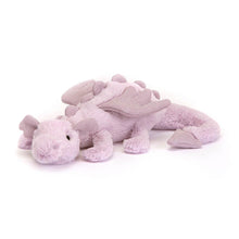 Peluche morbido drago lavanda