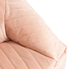 Pouf Poltrona in velluto BeanBag 72x75x42cm