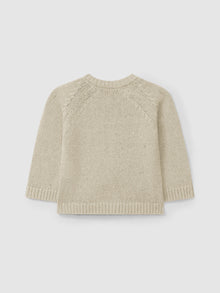 CARDIGAN LAVORATO A MAGLIA SCOLLO TONDO 5S010