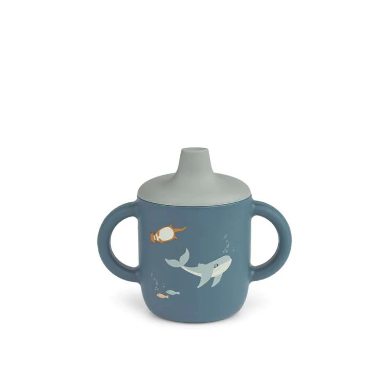 Tazza in Silicone Neil con Beccuccio e Manici -Ideale per Bambini