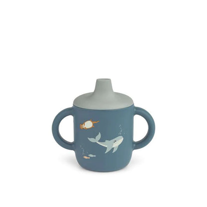 Tazza in Silicone Neil con Beccuccio e Manici -Ideale per Bambini