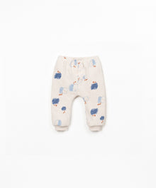 PANTALONI DI MAGLIA STAMPATA