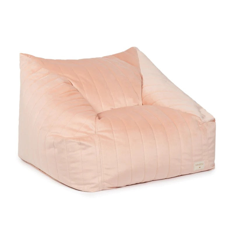 Pouf Poltrona in velluto BeanBag 72x75x42cm