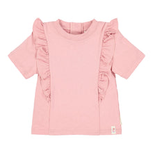 Maglietta da Bagno Bimba 'Dreamy Pink Rose' (Tessuto 3D e Bottoni a Pressione)