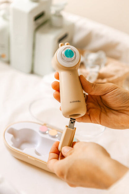 Set Lima Elettrica per Unghie Neonato 'Wonderland' con Luce LED e 5 Testine Intercambiabili