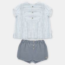 COMPLETO CAMICIA & PANTALONI IN TESSUTO BAMBINO SU