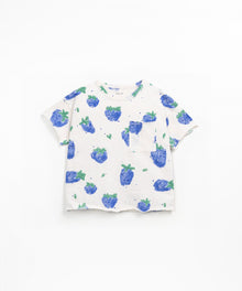 T-shirt in jersey stampato