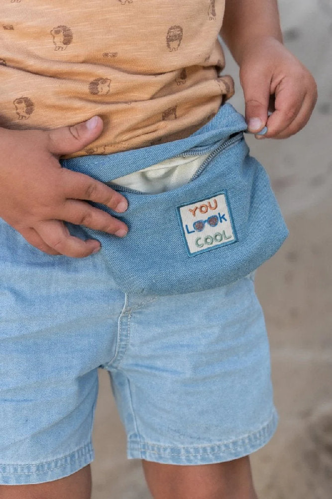 Marsupio Bambino in Morbido Denim - Cotone Biologico