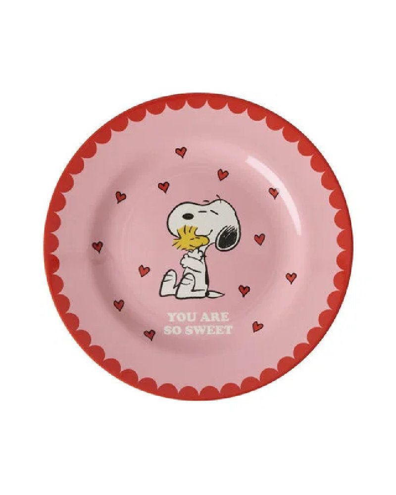 Piatto piccolo in Melamina Snoopy by Rice - Collezione Esclusiva Rice x Peanuts