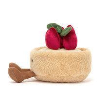 Peluche morbido Crostata di fragole Fleurette