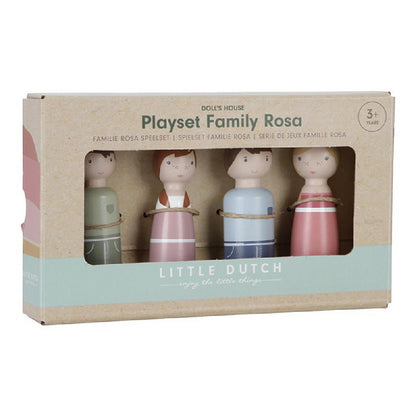 Set Personaggi Famiglia in Legno 'Peg Dolls' Little Dutch (3+ Anni)