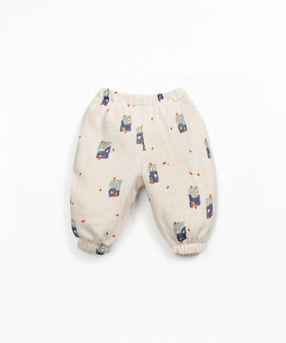 Pantaloni in jersey stampati