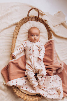 Sacco nanna in Cotone Biologico Interlock con Zip a Doppio Cursore