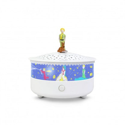 Luce notturna - Proiettore di stelle 14 cm - Musicale - Rilevatore di pianto - Ricaricabile tramite USB