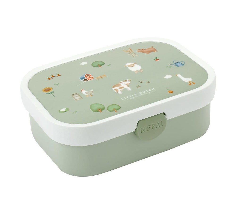 Lunch Box con divisori - Porta pranzo con forchetta