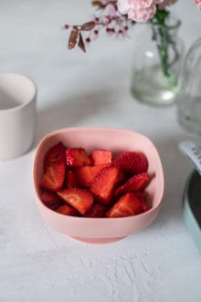 Piatto fondo in silicone con ventosa