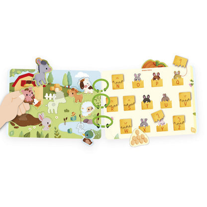 Libro Multi-Attività in Cartone FSC® 'Fattoria da Scoprire' (20 Pagine)