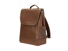 Borsa zaino Premium con fasciatoio - Classic Cognac