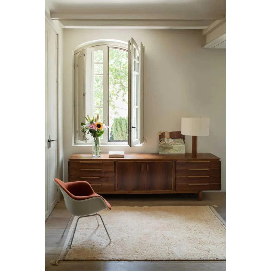 Tappeto in cotone Bloom Golden - 140x200cm