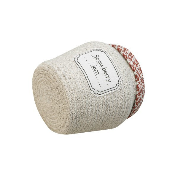 Cesta portagiochi barattolo di marmellata - little chefs collection