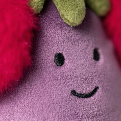 Peluche morbido melanzana Toastie red