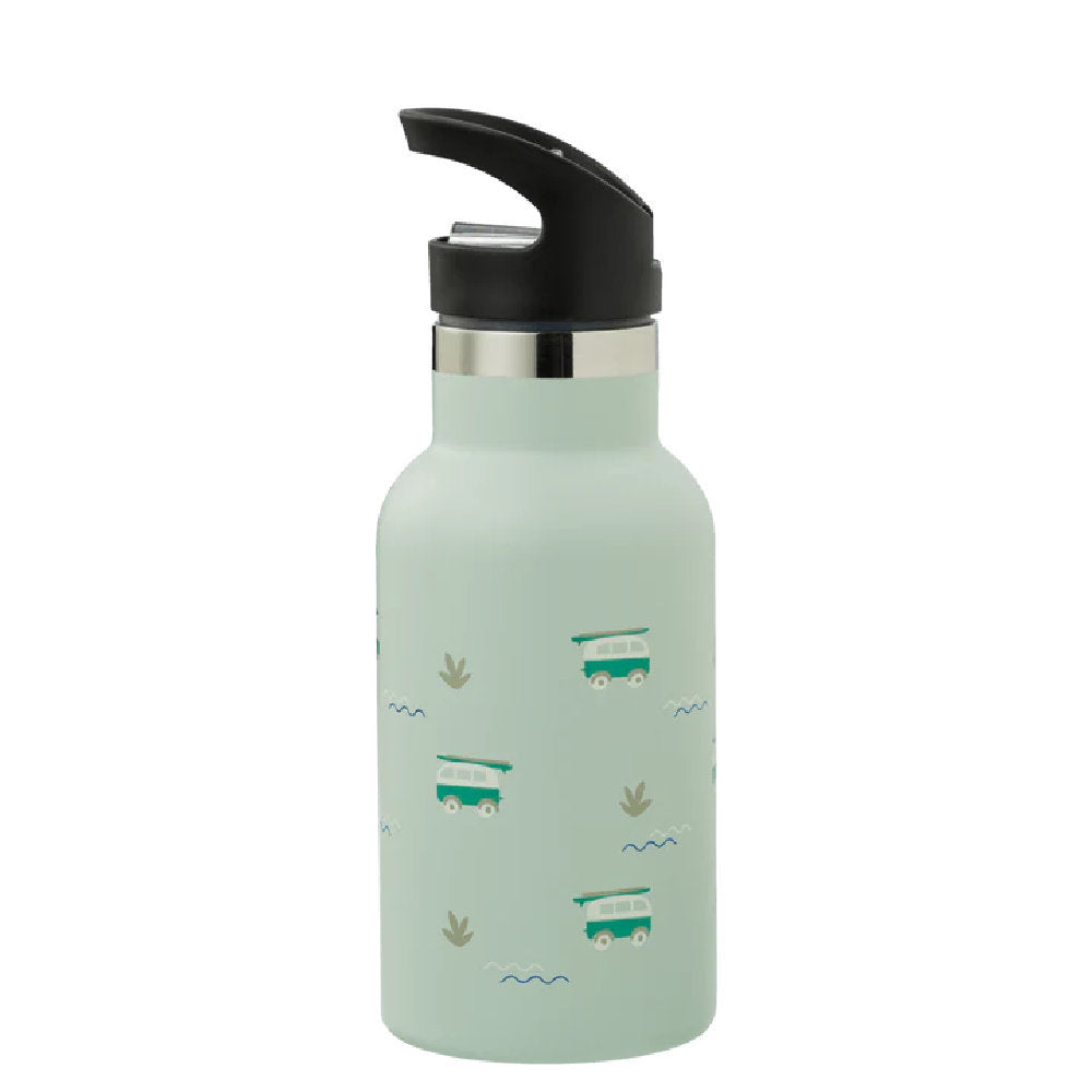Borraccia Termica per Bambini in Acciaio Inox (350 ml, Doppio Tappo)