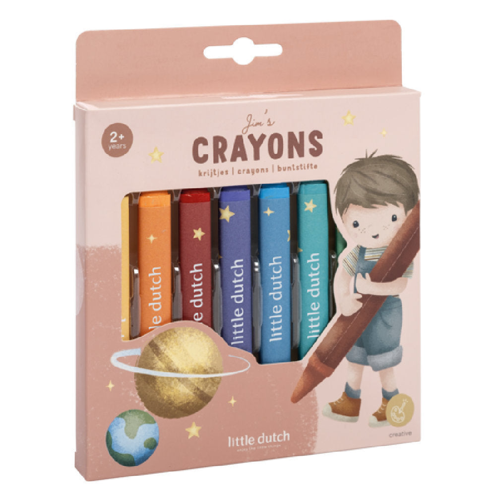 Pastelli a cera triangolari - Set da 8 pezzi