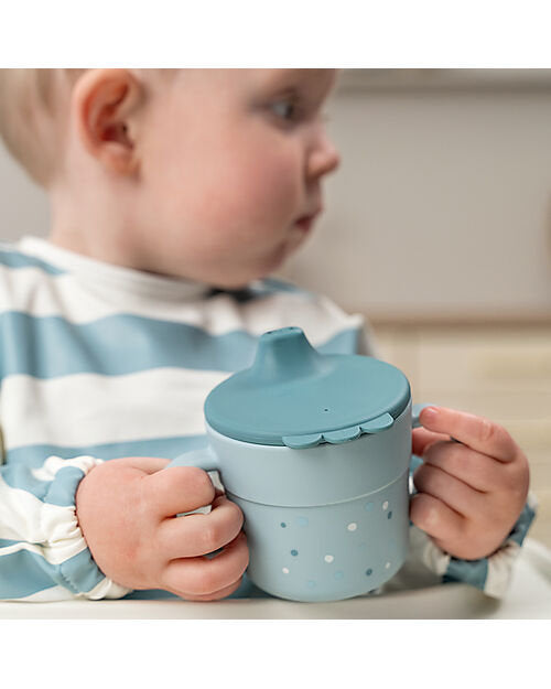 Tazza con beccuccio - Happy Dots - 100% PP Alimentare
