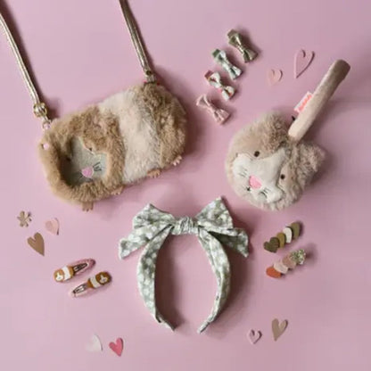 Fascia per capelli Eden con doppio fiocco