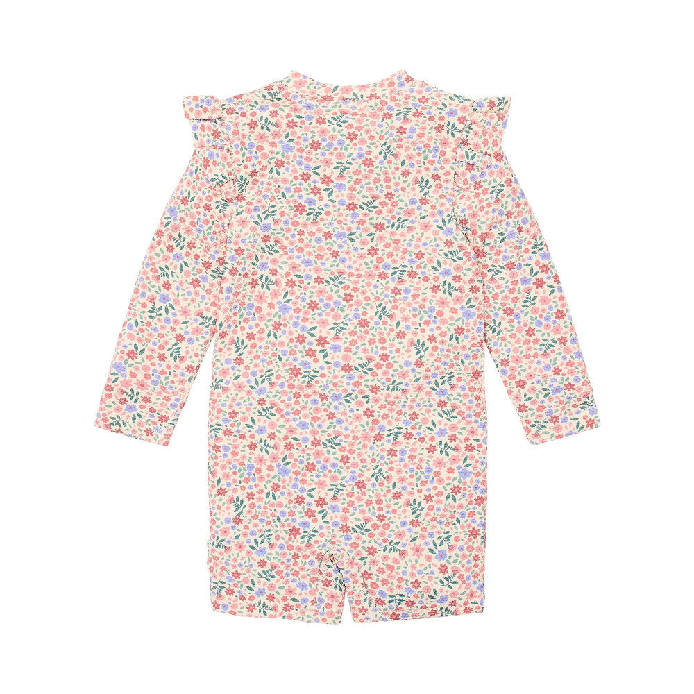 Costume da Bagno a Maniche Lunghe 'Dreamy Flowerfield' (Protezione UPF40+)