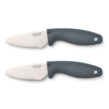 Set di coltelli in acciaio perry - impugnatura in silicone