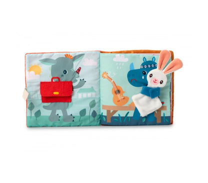 Libro con attività - stella e il suo peluche