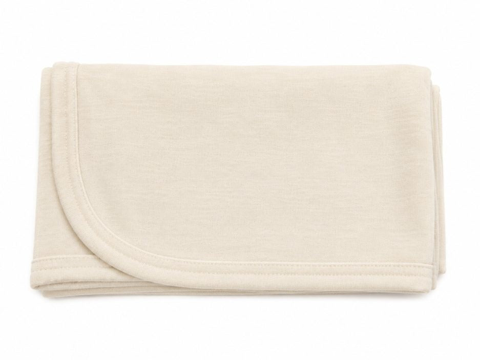 Copertina per Neonato in Merino e Seta (85% Lana Merino, 15% Seta Certificata Oeko-Tex)