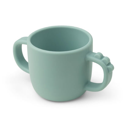 Tazza con 2 manici in silicone alimenatare Peekaboo Croco