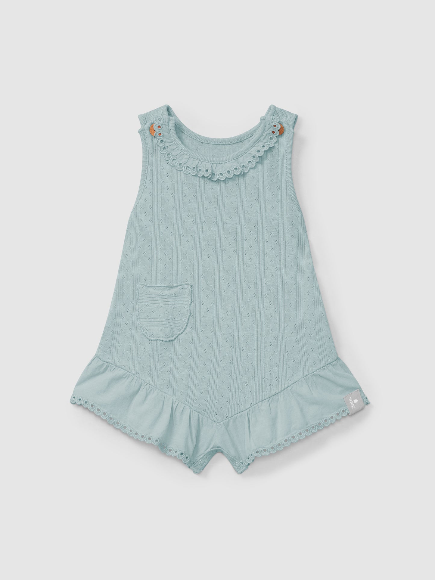 VESTITO CON MOTIVO AJOURS E RICAMO INGLESE 5S116