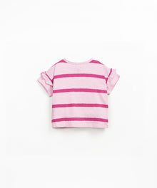 T-shirt in jersey a righe