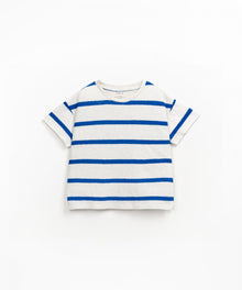 T-SHIRT IN JERSEY A RIGHE