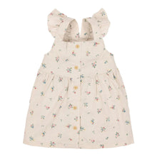 Vestito Estivo Smanicato Bambina in Cotone Biologico Effetto Lino - Fairy Bloom