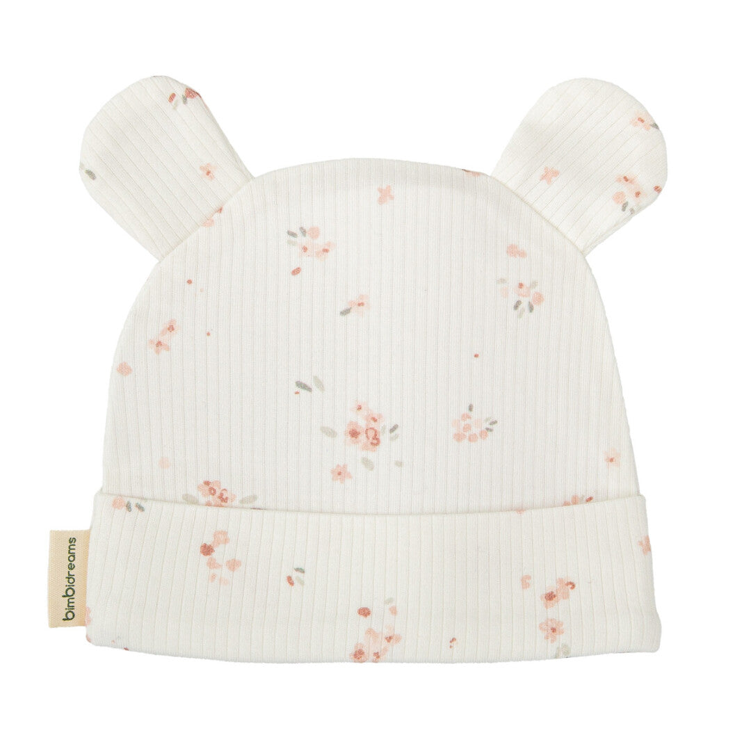 Cappellino Neonato in Bambù e Cotone Organico