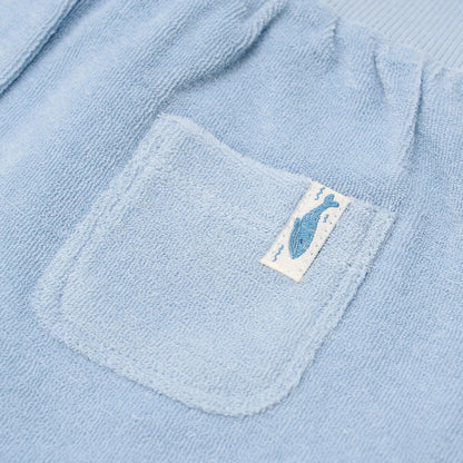Completo Estivo Bambino in Spugna (Maglietta e Pantaloncini in Cotone Biologico)