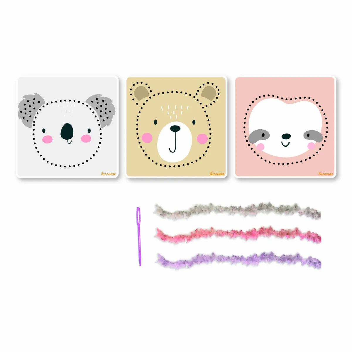 3 Animali da Ricamare