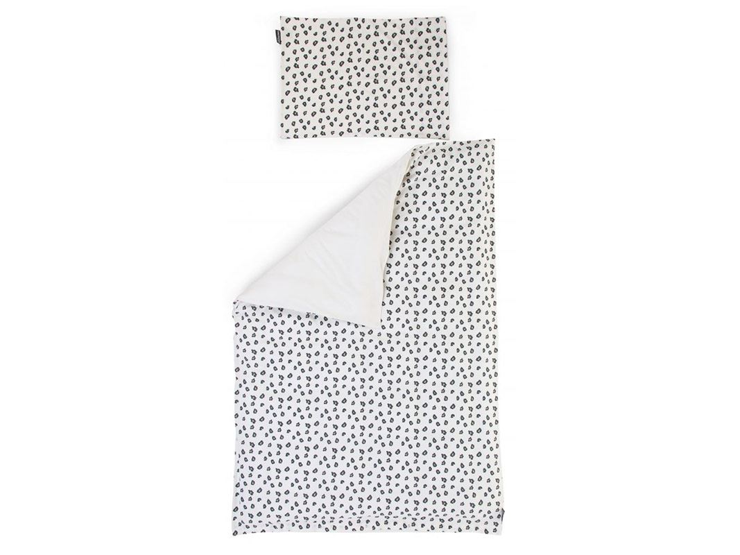 Set copripiumino e federa leopardato - 100x140 cm