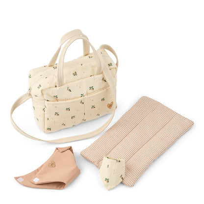 Kit Borsa e Accessori Cambio per Bambole Neoma - in cotone Biologico - Dai 3 anni